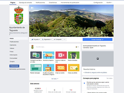El Ayuntamiento de Tegueste trabaja en la mejora de contenidos e imagen de la web institucional y redes sociales
