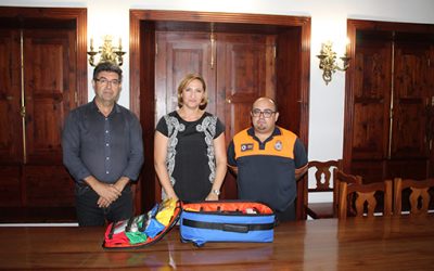 Protección Civil de Tegueste recibe nuevo material sanitario de primera intervención para sus labores en la Villa