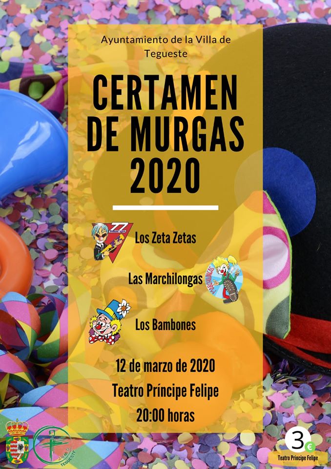 Cartel carnaval Tegueste murgas