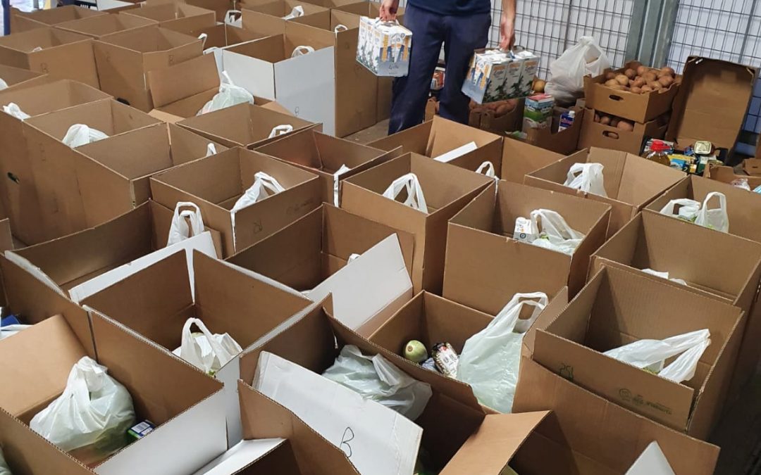 El Ayuntamiento de Tegueste organiza una nueva entrega de alimentos entre las familias más vulnerables