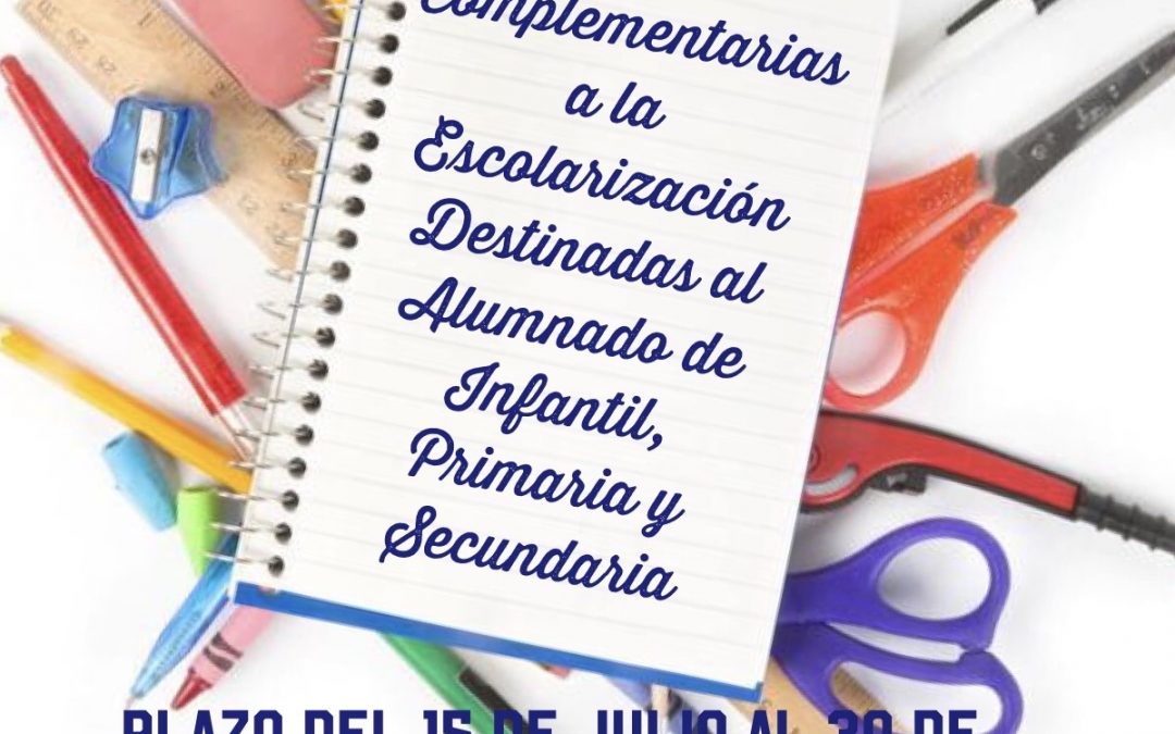 El Ayuntamiento de Tegueste abre el plazo de solicitud de ayudas para la compra de material escolar