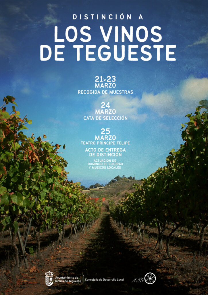 Cartel distinción vinos de Tegueste