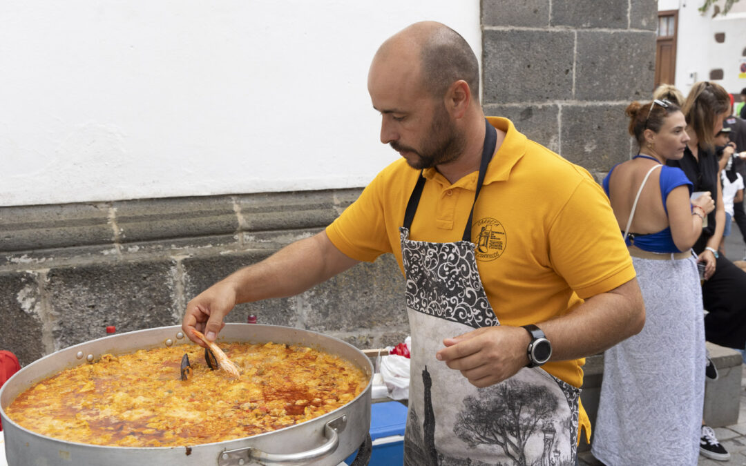 250 kilos de paella repartidos en Tegueste con motivo de las Fiestas de Los Remedios