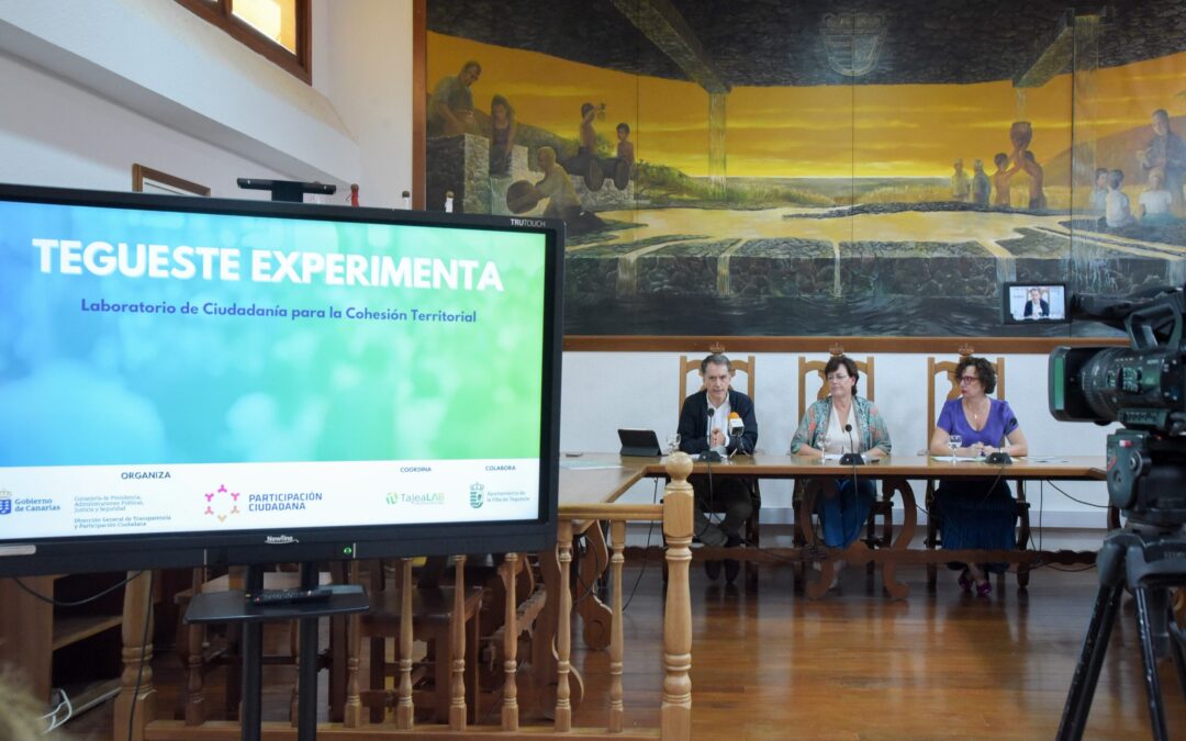 El Gobierno de Canarias presenta en Tegueste el proyecto piloto de participación y colaboración ciudadana