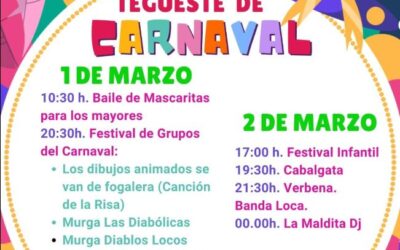 El Ayuntamiento organiza un fin de semana de Carnaval para todos los públicos