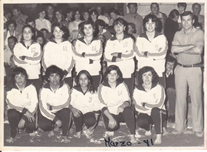 Imagen del equipo en 1981