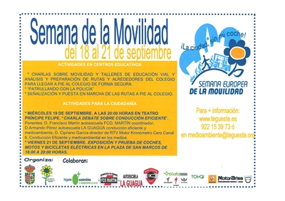 Cartel de la Semana de la Movilidad 2012